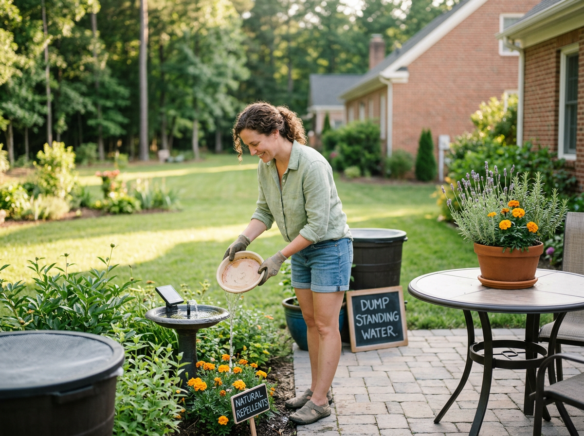 How To Reduce Mosquitoes Around Midlothian Homes Without Chemicals